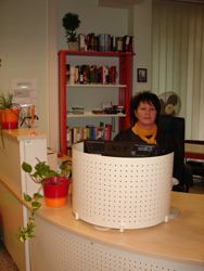 Ausleihtheke der Bibliothek Hohenstein-Ernstthal